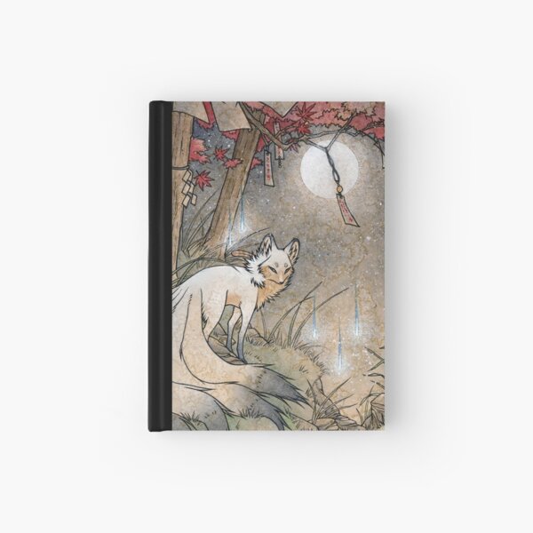 Fox & Wisps - TeaKitsune Fox Yokai Hardcover Journal