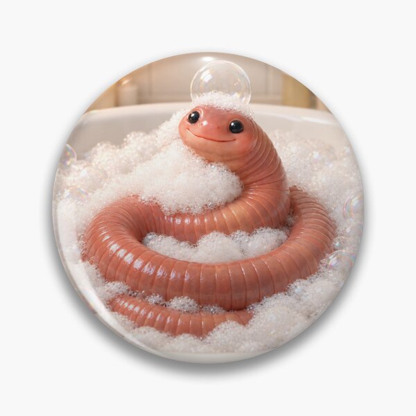 Item preview, Baño de burbujas con lombrices gigantes y acogedoras designed and sold by Sillytoe.