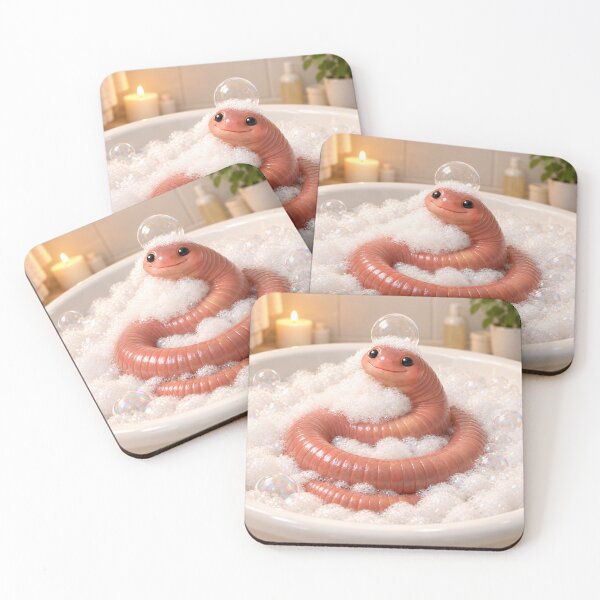 Item preview, Cozy Giant Earthworm Bubble Bath designed and sold by Sillytoe.