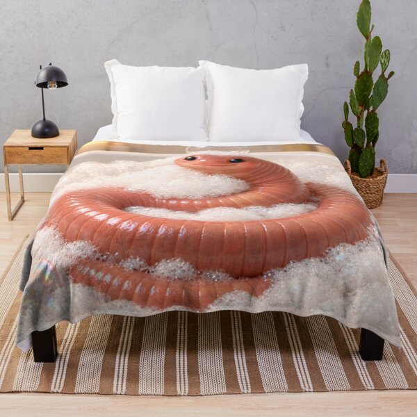 Item preview, Cozy Giant Earthworm Bubble Bath designed and sold by Sillytoe.