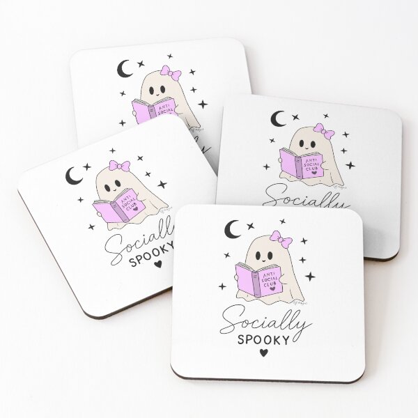 Item preview, Socially spooky Halloween design designed and sold by effdesigns.