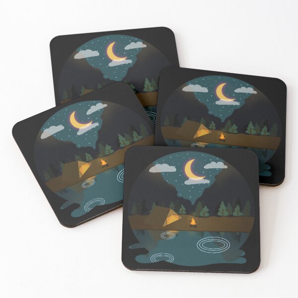 Item preview, Camping Badge  designed and sold by Bariskeale Designs.
