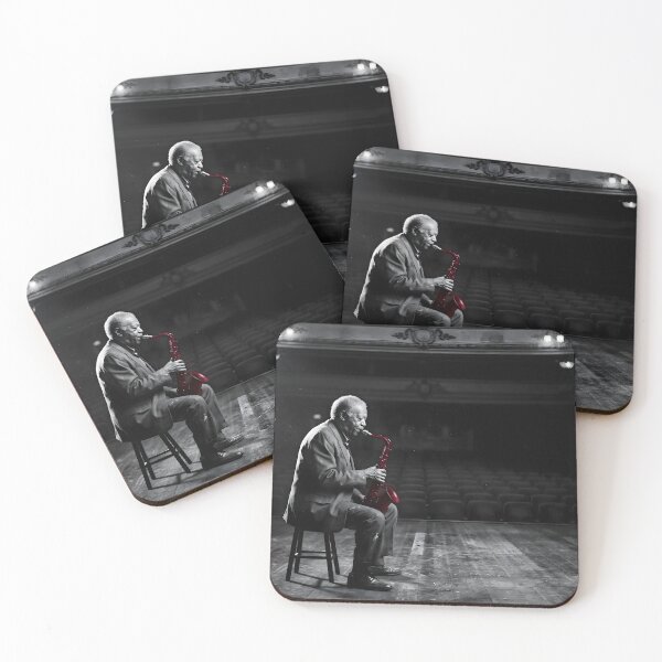 Item preview, The Red Notes of Jazz designed and sold by TeeBeeDesigns.
