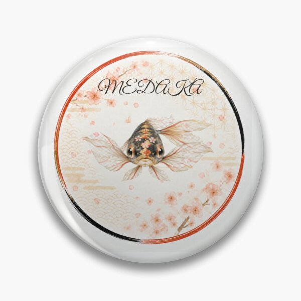 Item preview, Japanese patterned medaka designed and sold by ibarakidash.