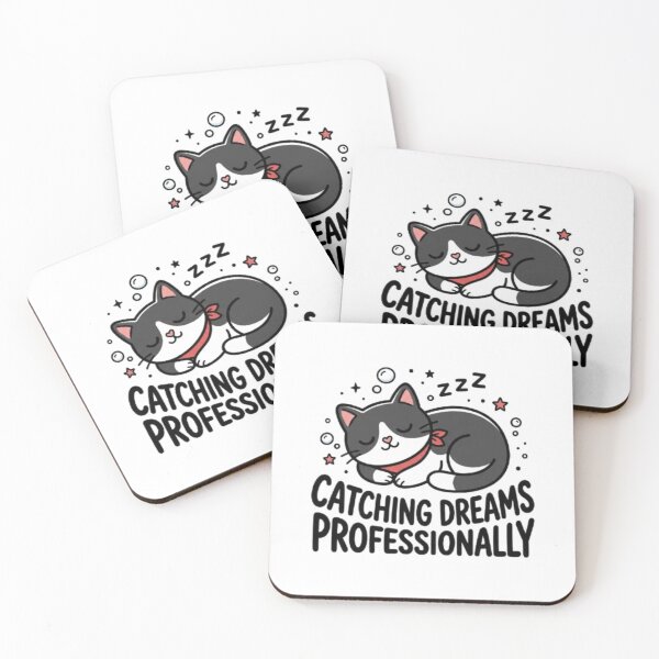 Item preview, Professional Napper Sleeping Cat Art designed and sold by PrintforDesign.