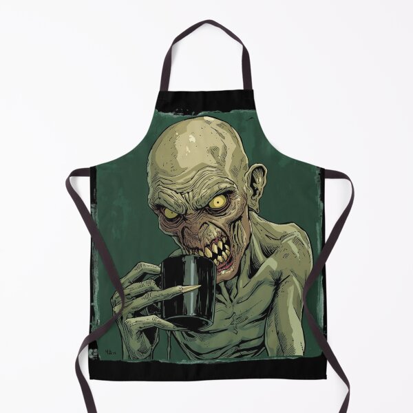 Item preview, Creepy Swamp Monster Drinking Coffee Vintage Grunge designed and sold by KarimXart.