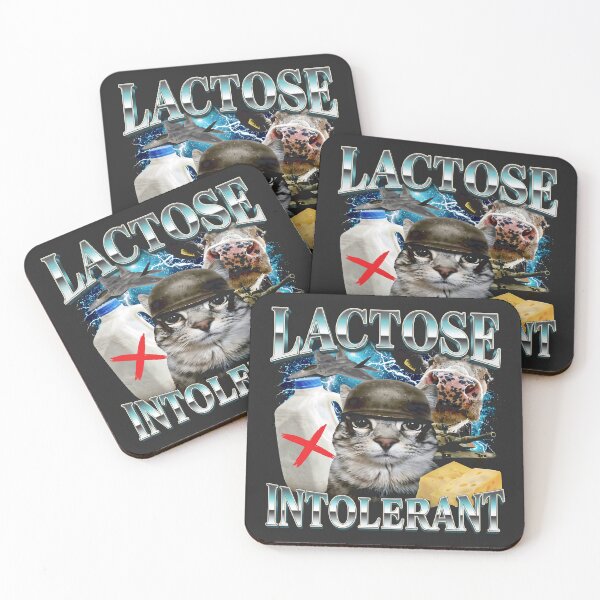 Item preview, Lactose Intolerant Funny Cat Meme  designed and sold by Darkifun.
