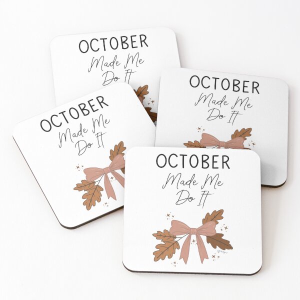Item preview, October Made Me Do It – Funny Autumn Halloween Design designed and sold by effdesigns.