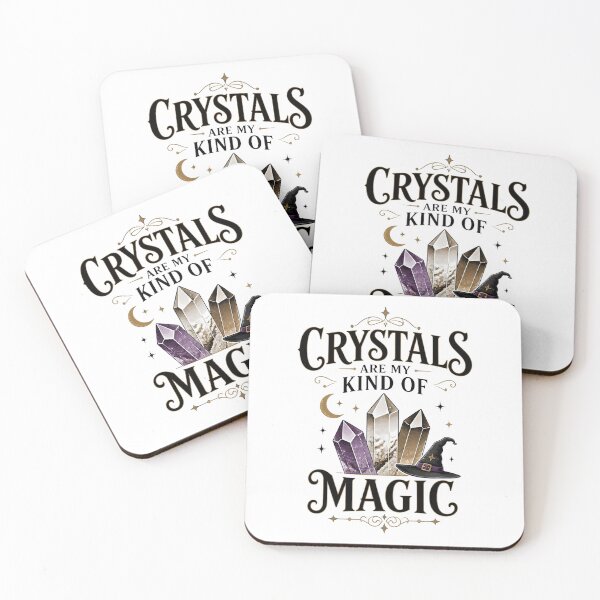 Item preview, Crystals Are My Kind of Magic – Halloween Crystal Lover & Mineralogist Gift designed and sold by CuteDesignables.
