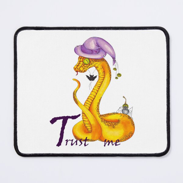 Item preview, Big Snake with Green Eyes, Trust Me designed and sold by SchneckeHasiART.