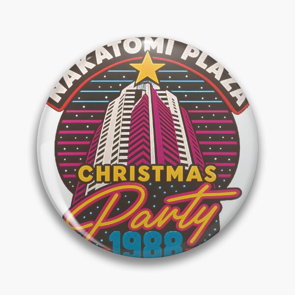 Item preview, Nakatomi Plaza Christmas Party Retro 80s Movie Inspired Graphic Design designed and sold by Corderito.