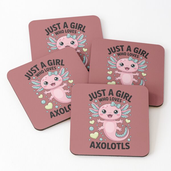 Item preview, Axolotls Just a Girl Who Loves Axolotls Funny Tshirt designed and sold by MalwasBasket.