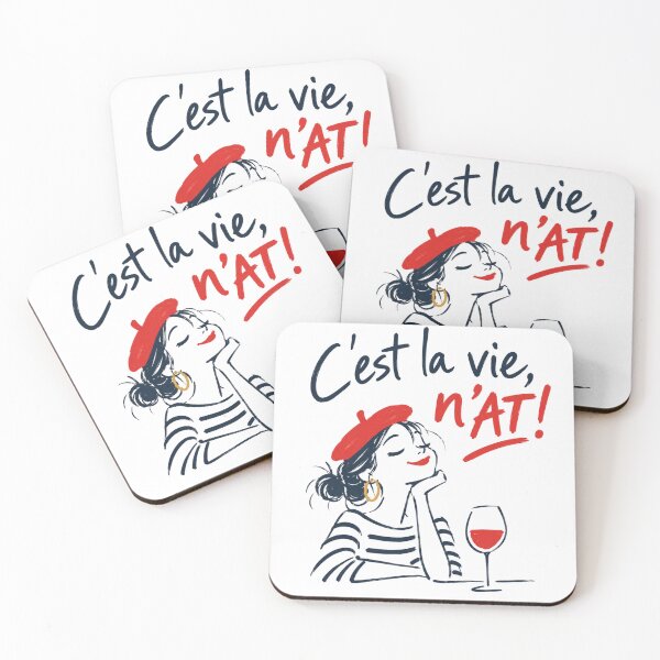 Item preview, C'est la Vie N'at (Parisian Chic Yinzer Humor) designed and sold by the-lamplighter.