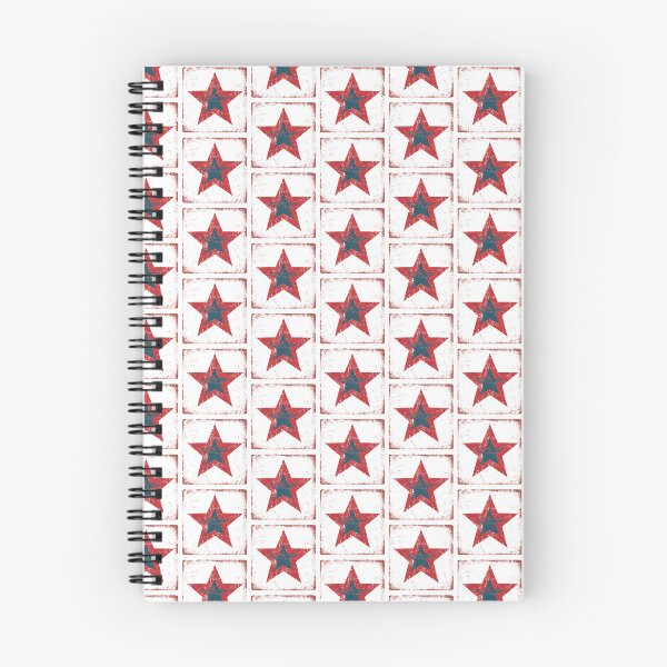 Item preview, Distressed Red and Blue Star designed and sold by cbfineart.