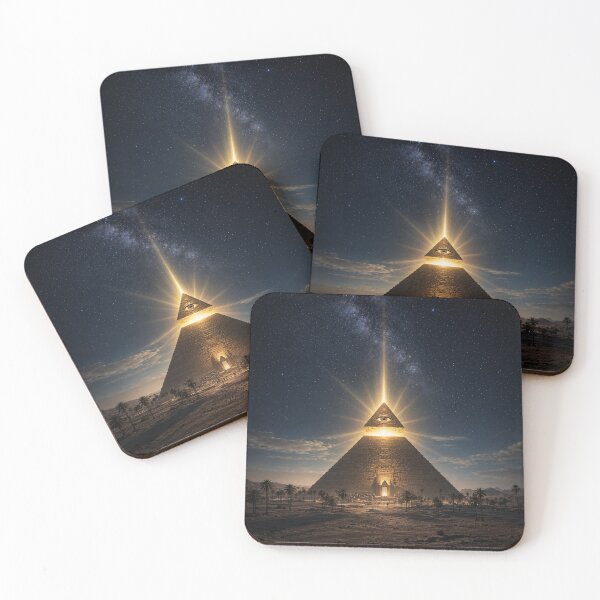 Item preview, Mystical Illuminated Pyramid at Night designed and sold by Phil Perkins.