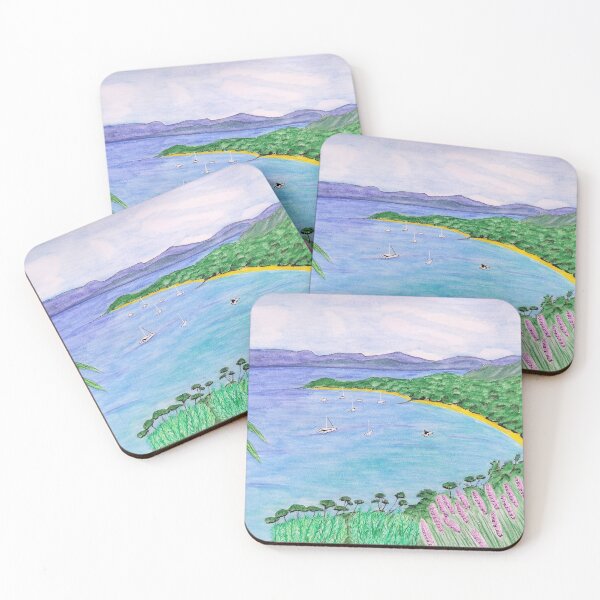 Item preview, Bay with boats in French Provence designed and sold by CecileLenam.