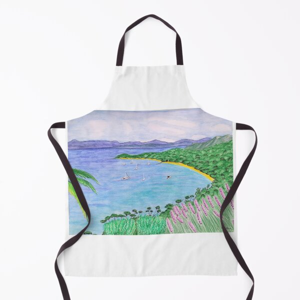 Item preview, Bay with boats in French Provence designed and sold by CecileLenam.