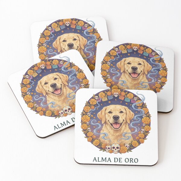 Item preview, Labrador Retriever Dog Day of the Dead - Golden Soul Altar designed and sold by Goodthingstree.