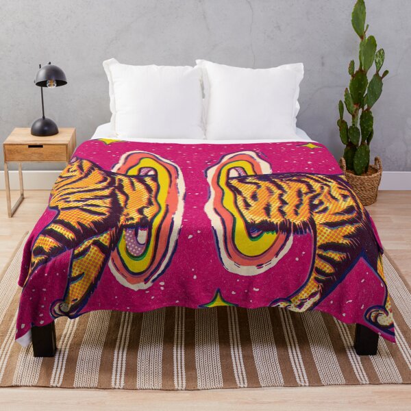 Item preview, Tabby Cat Walking Through Space Portal in Magenta designed and sold by Fani*.