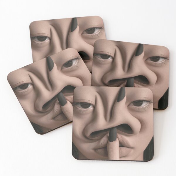 Item preview, Surreal Silent Face Portrait designed and sold by Mr Ai Shop.