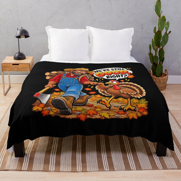 Item preview, We're Still Good, Right? – Funny Thanksgiving Turkey & Farmer Holiday Humor designed and sold by signshirtz.