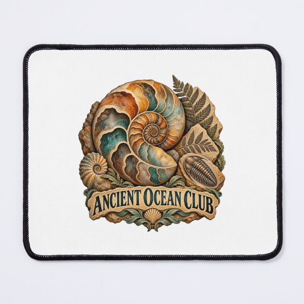 Item preview, Ammonite Ancient Ocean Fossil Spiral designed and sold by TeNovaStudio.