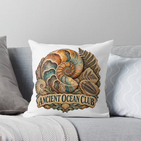Item preview, Ammonite Ancient Ocean Fossil Spiral designed and sold by TeNovaStudio.