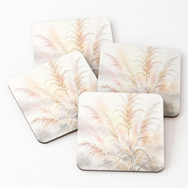 Item preview, Pampas Grass in Dawn Mist / Watercolor  designed and sold by EduMaru_Arts.