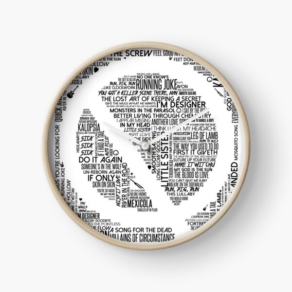 Queens Of The Stone Age Clocks Redbubble queens of the stone age clocks redbubble