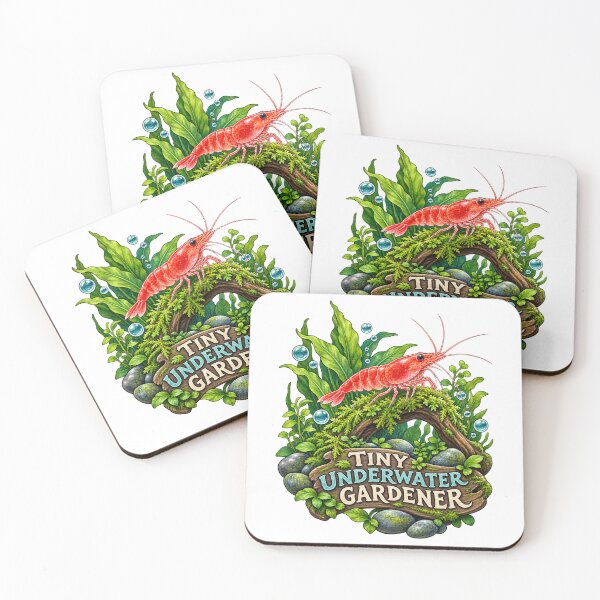 Item preview, Cherry Shrimp Tiny Underwater Gardener designed and sold by TeNovaStudio.