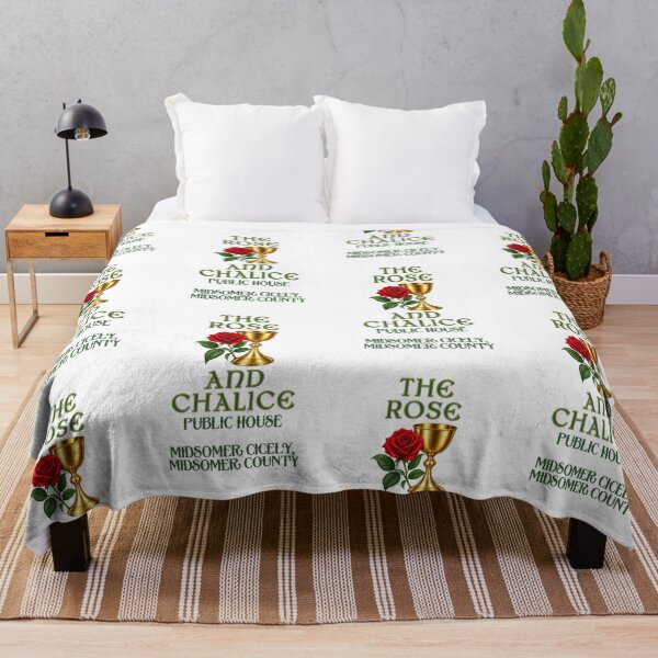 Item preview, PATTERN The Rose and Chalice Pub (on White) designed and sold by PawsitiveMum3.