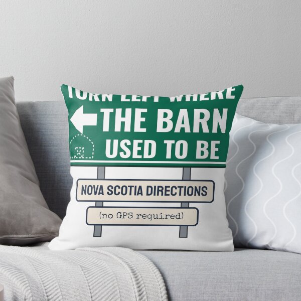 Item preview, Turn Left Where the Barn Used to Be Nova Scotia designed and sold by FogFiddleGoods.