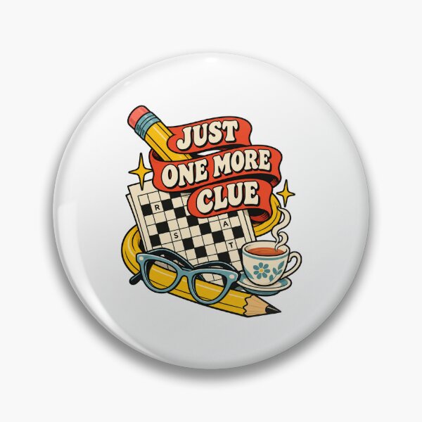Item preview, Crossword Pencil Just One More Clue designed and sold by TeNovaStudio.