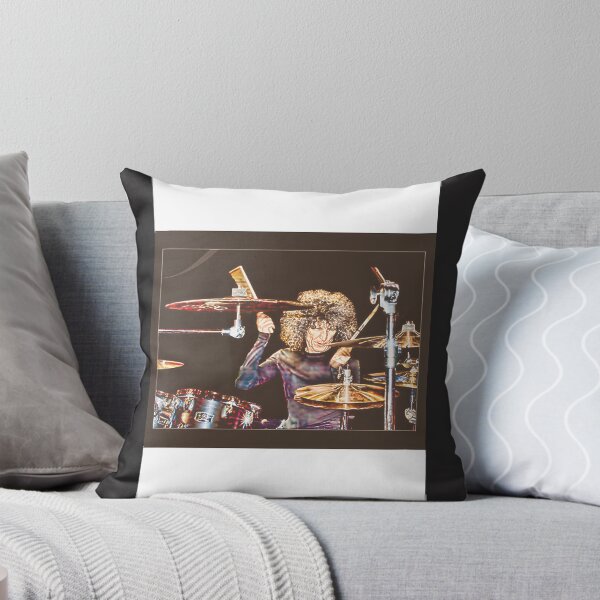 Item preview, Energetic Rock Drummer Inspired by Tommy Aldridge Style Illustration designed and sold by AngelesQ31.