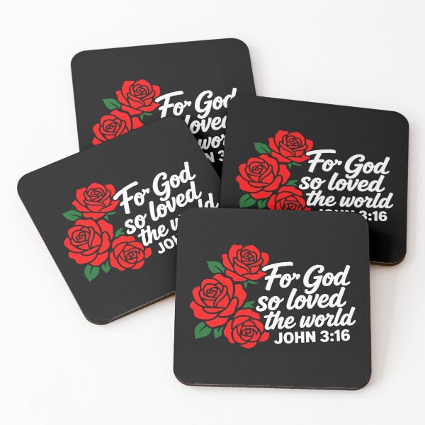 Item preview, John 3:16 For God So Loved The World designed and sold by plushism.