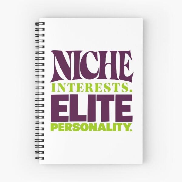 Item preview, Niche Interests Elite Personality Typography designed and sold by Flamocha.