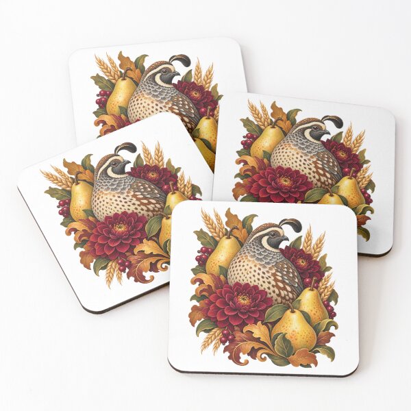 Item preview, Quail Pear Orchard Autumn Harvest designed and sold by TeNovaStudio.