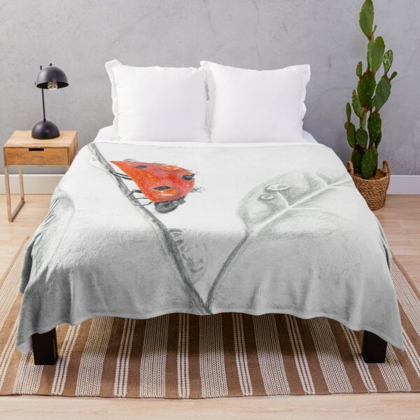Item preview, Ladybug on a leaf with morning dew designed and sold by CecileLenam.