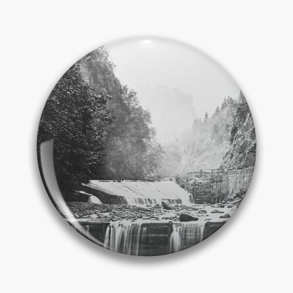 Item preview, Gier River and waterfall, Saint-Étienne Auvergne-Rhône-Alps region, France, 1854 black and white photograph by Édouard Baldus designed and sold by Astrid Arkhangelsky.