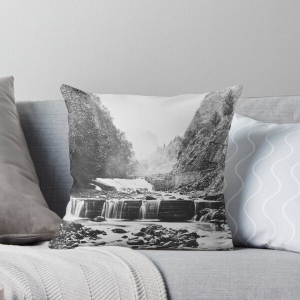 Item preview, Gier River and waterfall, Saint-Étienne Auvergne-Rhône-Alps region, France, 1854 black and white photograph by Édouard Baldus designed and sold by Astrid Arkhangelsky.