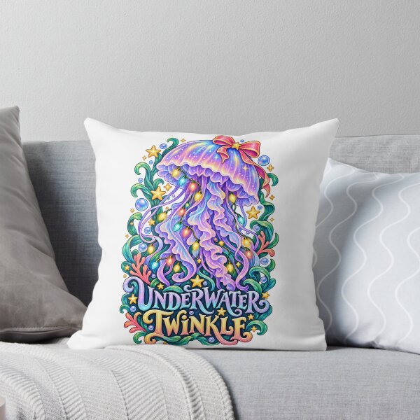 Item preview, Jellyfish Christmas Underwater Twinkle designed and sold by TeNovaStudio.