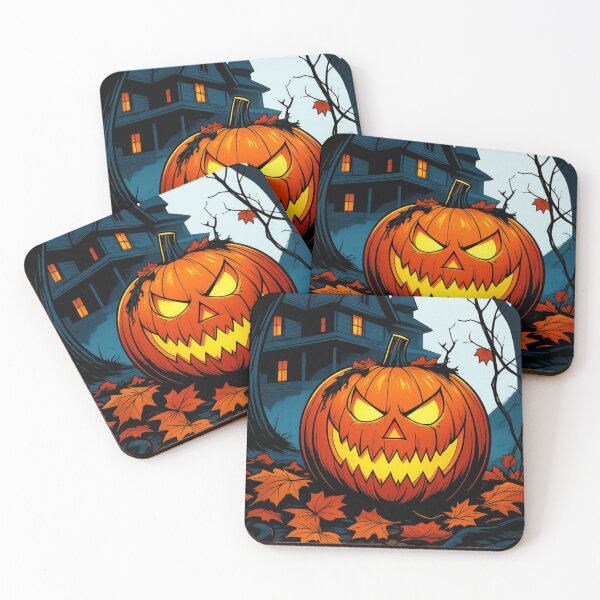 Item preview, Spooky Halloween Jack o Lantern Art designed and sold by BlueBerry45.
