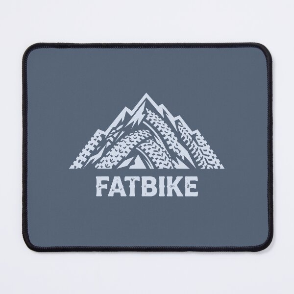 Artikelvorschau, Fatbike-Berglandschaft, Reifenspuren, Winterradfahren (Grafik) entworfen und verkauft von KiwiRider.