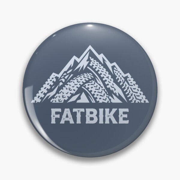Item preview, Fat Biking Mountain Landscape Tire Tracks Winter Cycling Graphic    designed and sold by KiwiRider.