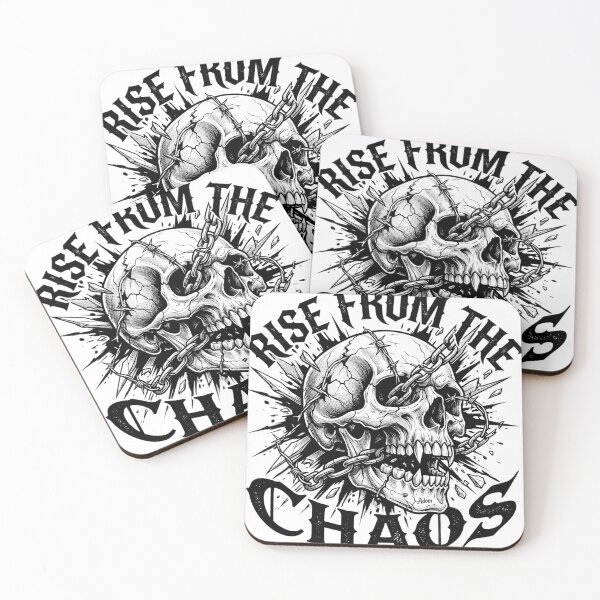 Item preview, Rise From The Chaos Skull Floral Fire designed and sold by Adom-Fashon.