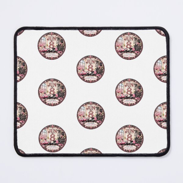 Item preview, June 8 Birthday Fitness Design | Pink Gym Motivation Gift designed and sold by LunaMoments.