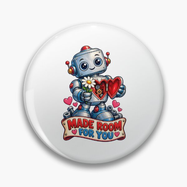 Item preview, Robot Valentine Made Room for You designed and sold by TeNovaStudio.