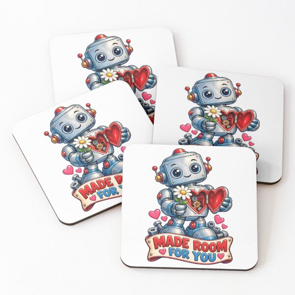 Item preview, Robot Valentine Made Room for You designed and sold by TeNovaStudio.
