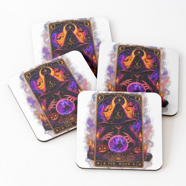 Item preview, Witch Halloween Tarot Card designed and sold by Zellija.