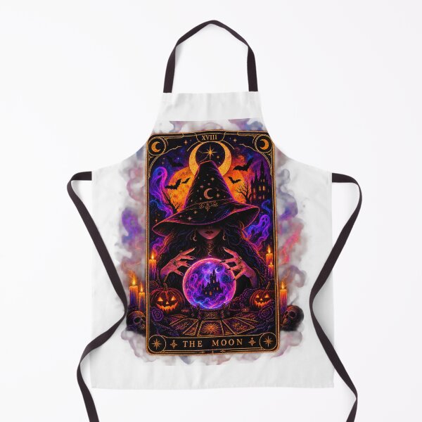 Item preview, Witch Halloween Tarot Card designed and sold by Zellija.
